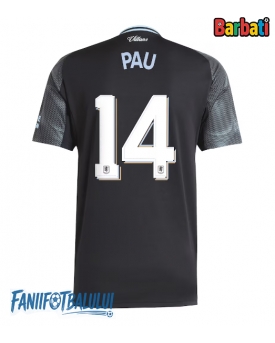 Aston Villa Pau Torres #14 Tricou Fotbal Replică 2025-26 Barbati Deplasare